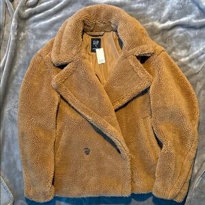 GAP Warm Brown Sherpa Coat